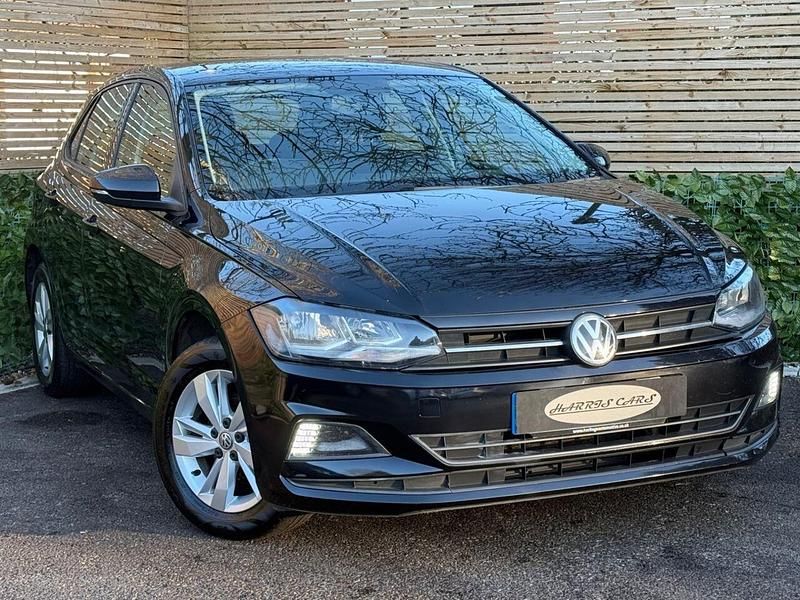 Used VW Polo SE 95 HP (69 kW) 2018 Black Hatchback
