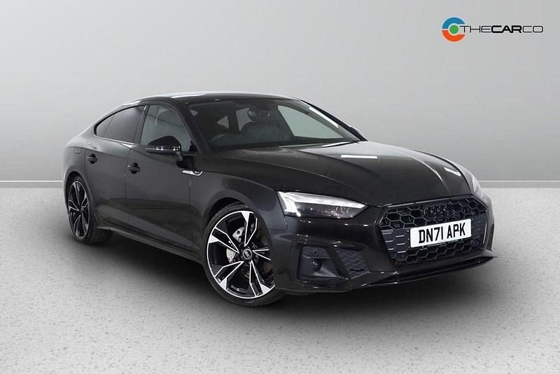 Used Audi A5 Sportback Black Edition 245 HP (180 kW) 2022 Black Hatchback