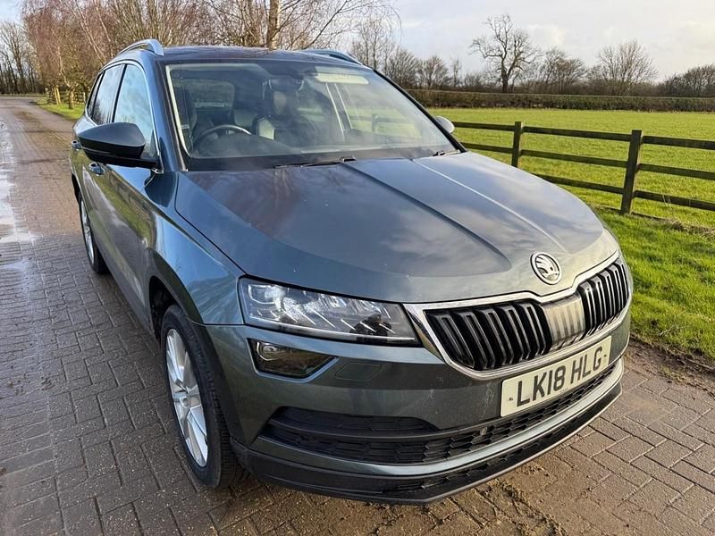Grey Used 2018 Skoda Karoq SE L SUV | £8,495 (Super price) - Image 1/4
