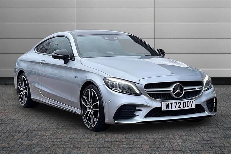 Silver Used 2022 Mercedes C43 AMG Premium Plus Coupe | £38,490 (Fair price) - Image 1/4