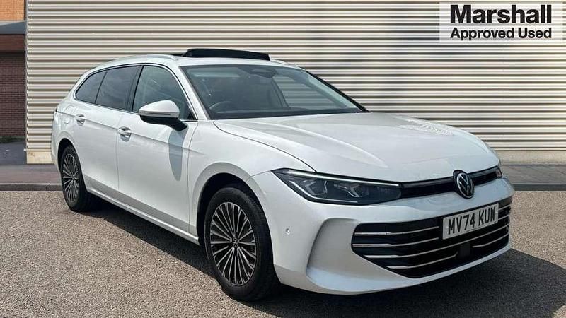 White Used 2024 VW Passat Elegance Estate | £36,713 - Image 1/4