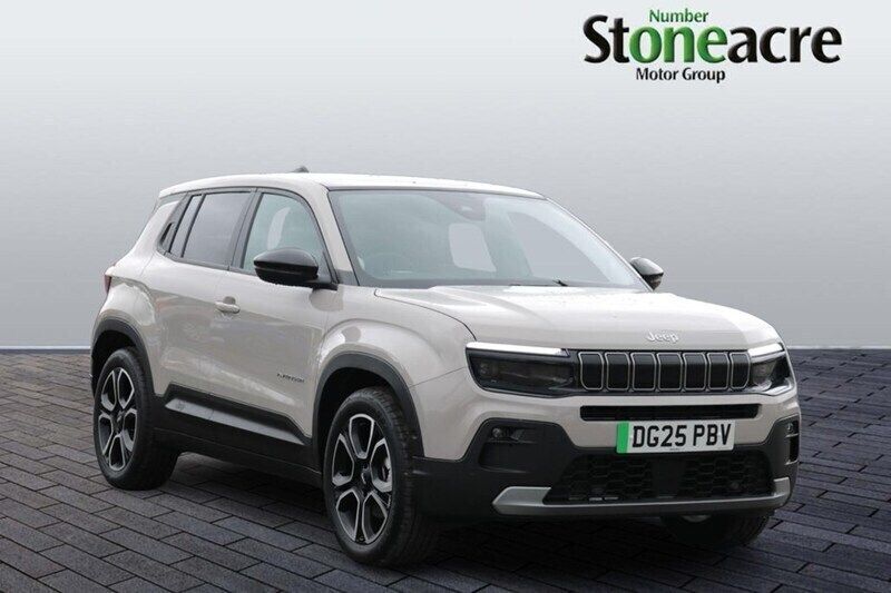 New 2025 Jeep Avenger EV Summit SUV | £24,495 (Good price) - Image 1/1