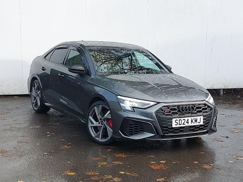 Grey Used 2024 Audi S3 Black Edition Sedan | £37,998 (Fair price) - Image 1/4