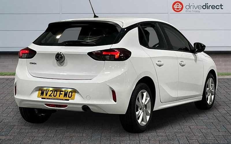 Used Vauxhall Corsa 75 HP (55 kW) 2020 White Hatchback