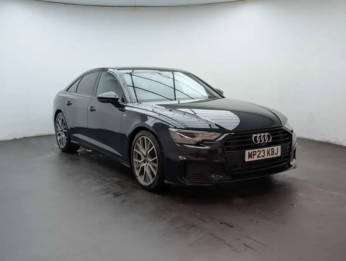 Used Audi A6 Black Edition 204 HP (150 kW) 2023 Blue Sedan