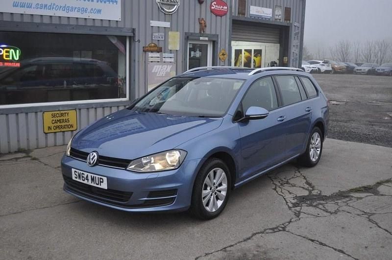 Blue Used 2014 VW Golf VII SE Estate | £9,500 (Fair price) - Image 1/4