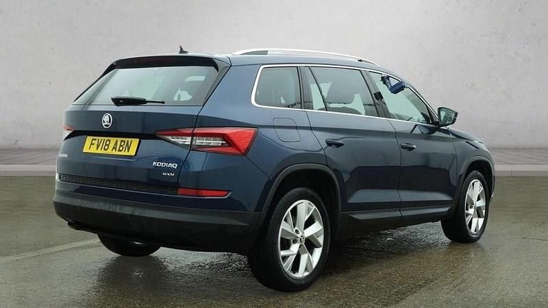 Used Skoda Kodiaq 150 HP (110 kW) 2018 Blue SUV