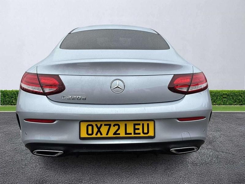 Used Mercedes C220 AMG line 2023 Silver Coupe