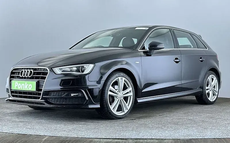 Used Audi A3 Sportback S-Line 105 HP (77 kW) 2013 Black Hatchback