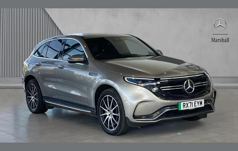 Used Mercedes EQC400 AMG line 300 kW (408 HP) 2021 Silver SUV