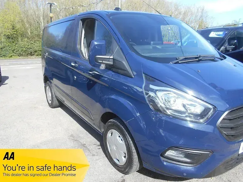 Used Ford Transit Custom Trend 130 HP (95 kW) 2020 Blue Van