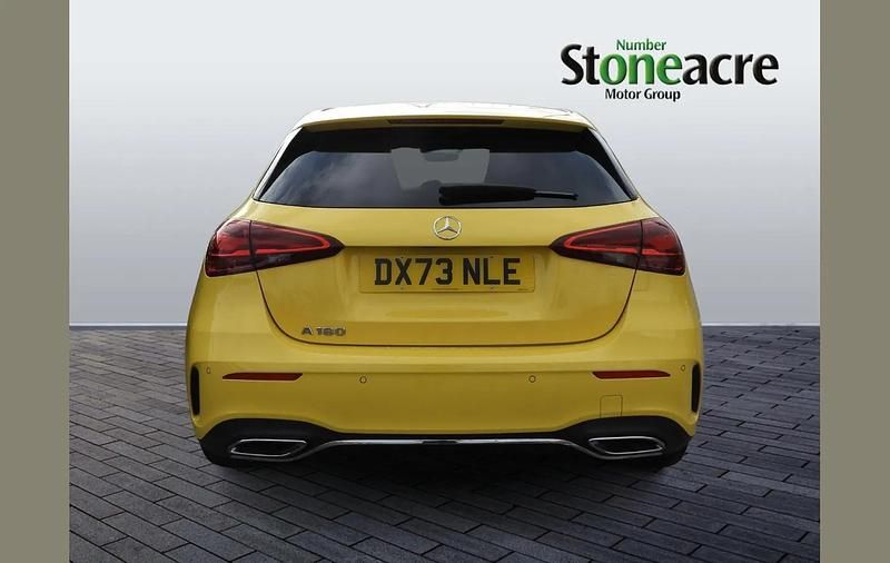 Used Mercedes A180 Executive 134 HP (98 kW) 2023 Yellow Hatchback