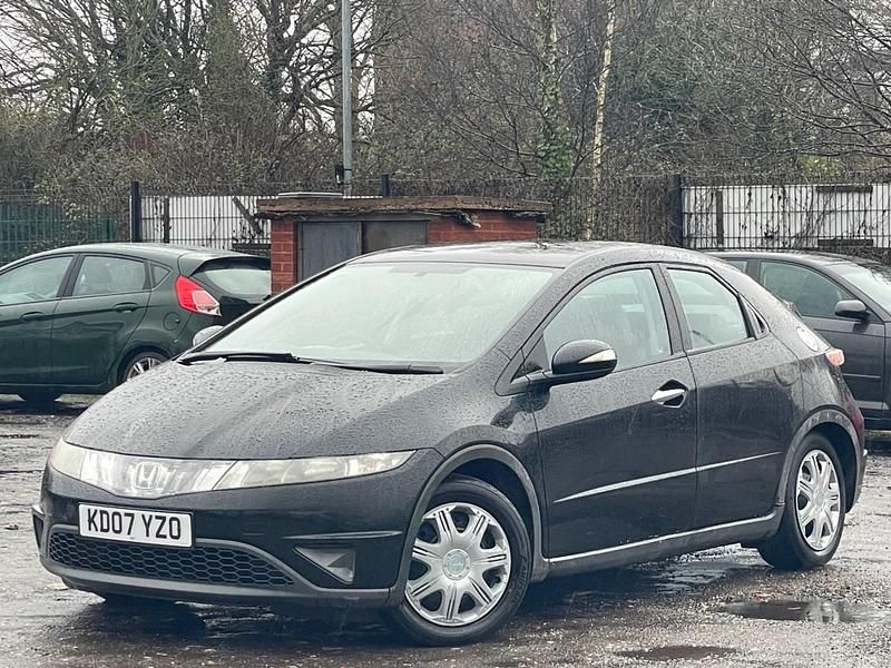 Used Honda Civic SE 2007 Black Hatchback