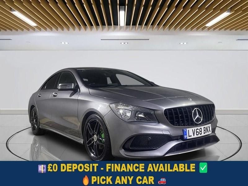 Grey Used 2018 Mercedes CLA180 AMG line Sedan | £12,199 (Fair price) - Image 1/4
