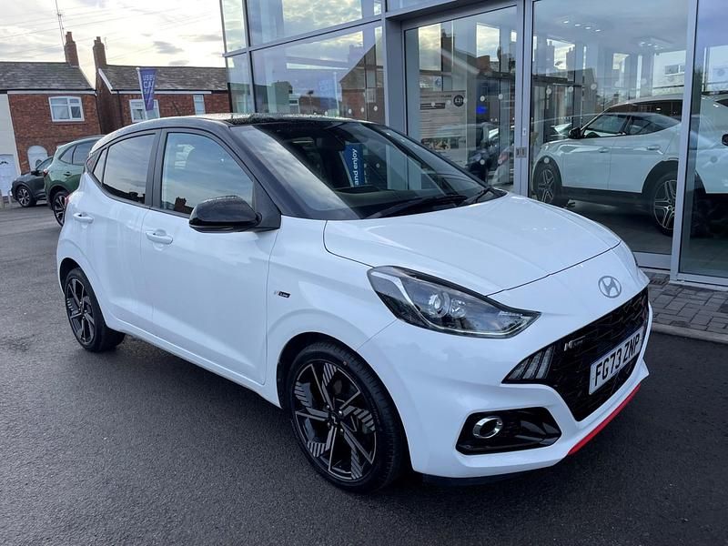 Used Hyundai i10 N Line 2023 White Hatchback