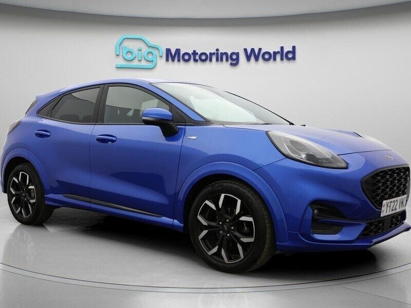 Blue Used 2022 Ford Puma ST-Line X Hatchback | £14,700 (Fair price) - Image 1/4