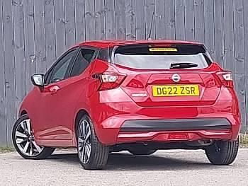 Used Nissan Micra Tekna 92 HP (67 kW) 2022 Red Hatchback