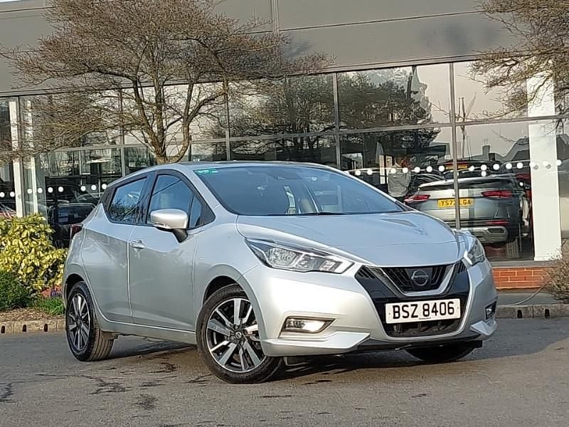 Used Nissan Micra Acenta 90 HP (66 kW) 2018 Silver Hatchback