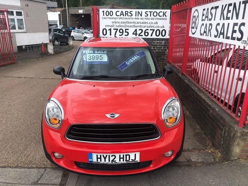 Used Mini One D 90 HP (66 kW) 2012 Red Hatchback