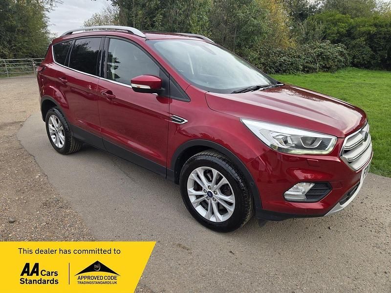Red Used 2017 Ford Kuga Titanium SUV | £5,554 (Fair price) - Image 1/4