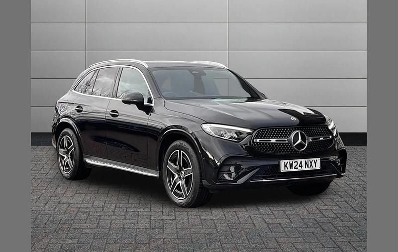 Black Used 2024 Mercedes GLC300e AMG line SUV | £40,495 (Fair price) - Image 1/4