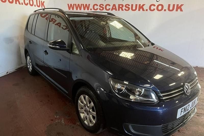 Used VW Touran S 105 HP (77 kW) 2012 Blue MPV