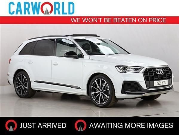 White Used 2021 Audi Q7 Black Edition SUV | £38,288 (Expensive) - Image 1/3
