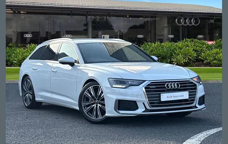 Used Audi A6 S-Line 204 HP (150 kW) 2023 White Estate