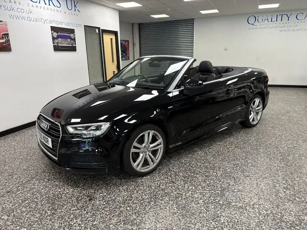 Used Audi A3 Cabriolet S-Line 2018 Black Cabriolet