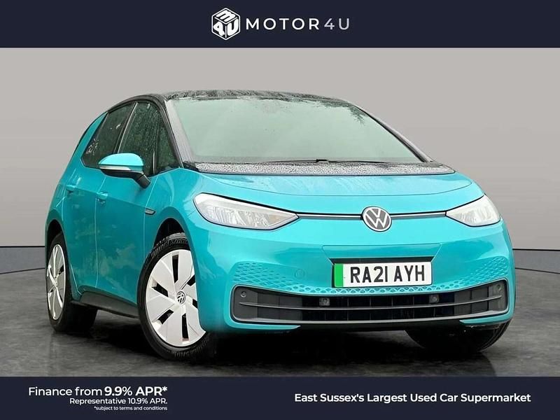 Used VW ID.3 Pro Performance 150 kW (204 HP) 2021 Turquoise Hatchback