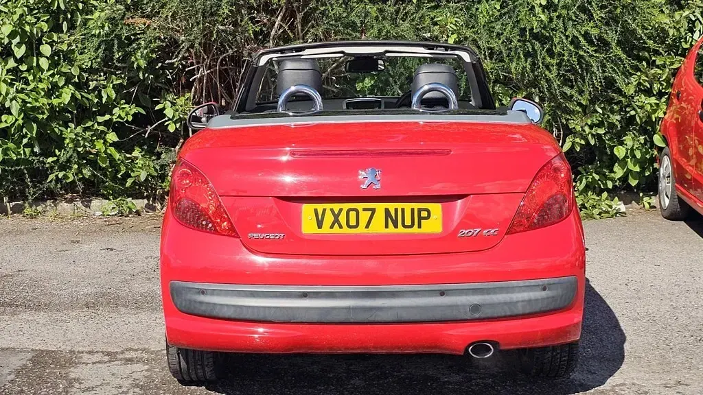 Used Peugeot 207 CC GTi 2007 Red Cabriolet