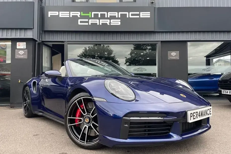 Used Porsche 992 580 HP (426 kW) 2024 Blue Cabriolet