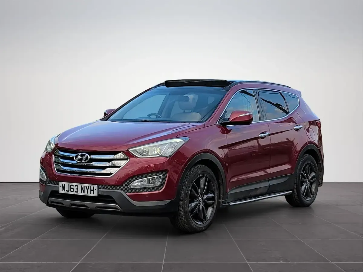Used Hyundai Santa Fe Premium SE 197 HP (144 kW) 2013 Red SUV