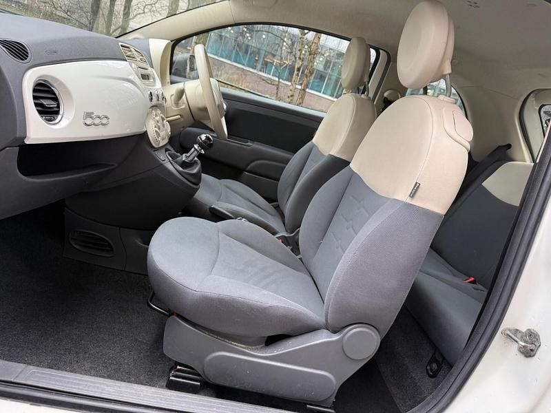 Used Fiat 500 Pop 85 HP (62 kW) 2011 White Hatchback