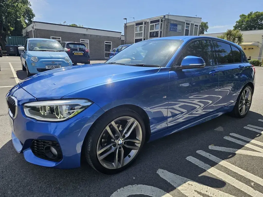 Used BMW 116 M Sport 116 HP (85 kW) 2016 Blue Hatchback