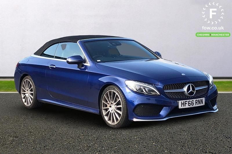 Blue Used 2016 Mercedes C250 Active Cabriolet | £16,299 (Fair price) - Image 1/3