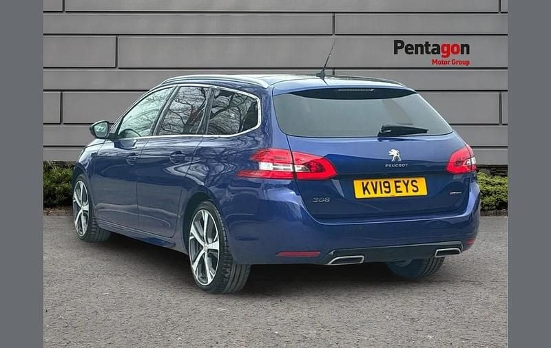 Used Peugeot 308 SW GT-line 128 HP (94 kW) 2019 Blue Estate