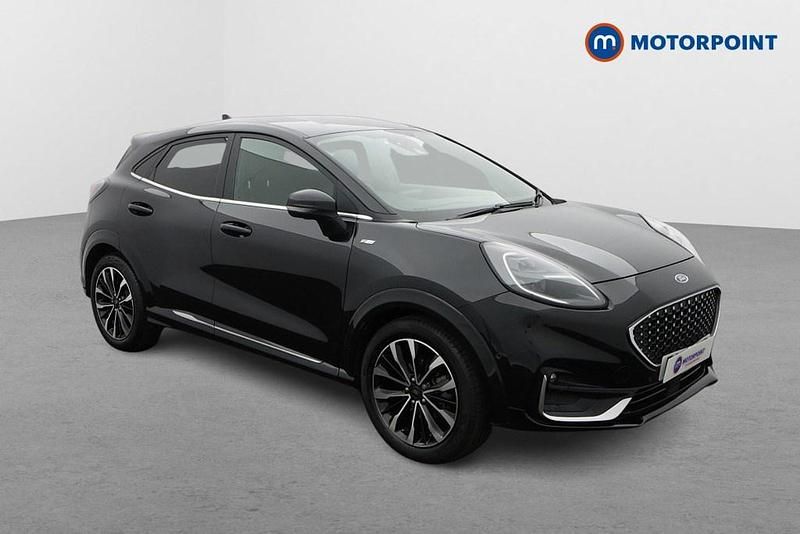 Black Used 2020 Ford Puma ST-Line Hatchback | £17,649 (Fair price) - Image 1/4