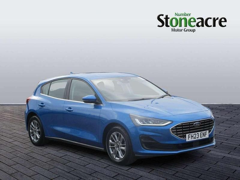 Blue Used 2023 Ford Focus Titanium Hatchback | £14,499 (Fair price) - Image 1/4