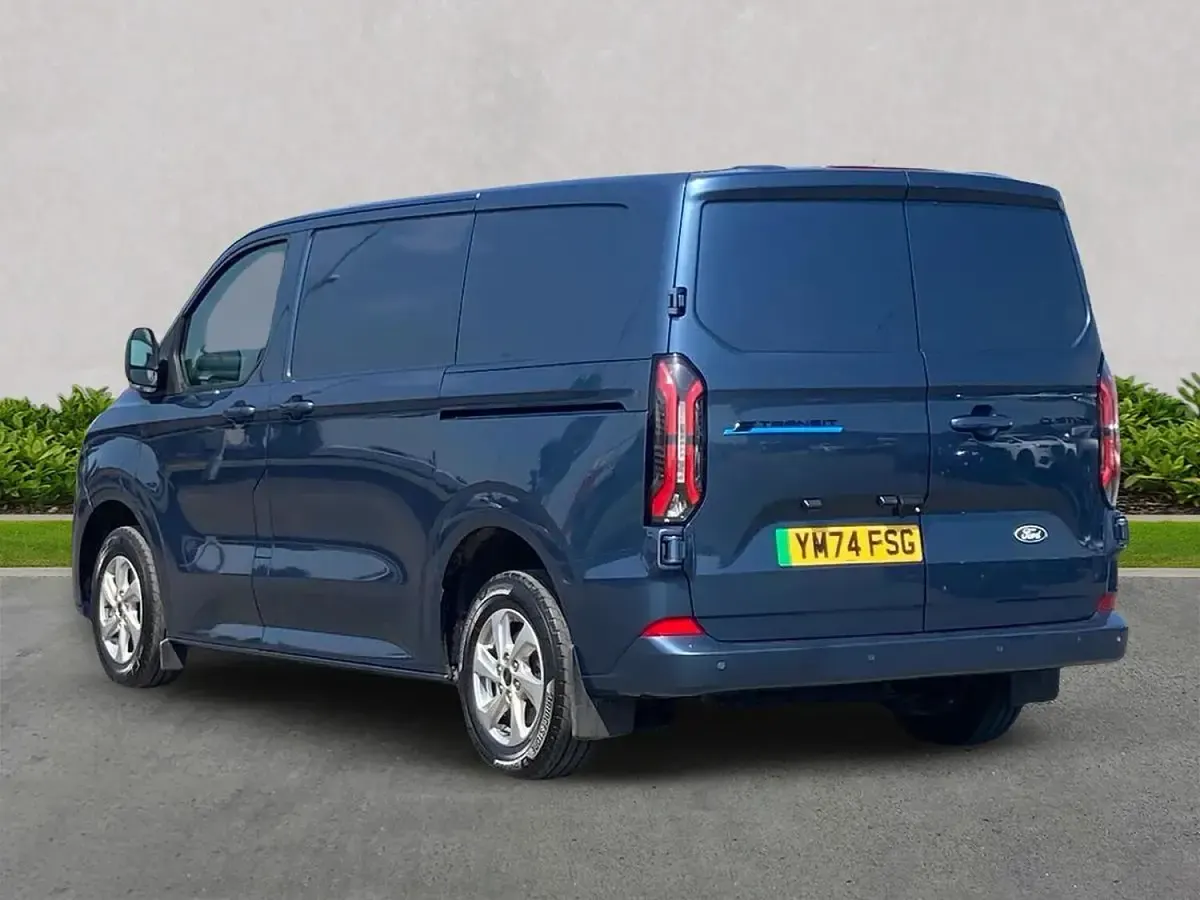 Used Ford E-Transit Limited 100 kW (136 HP) 2024 Blue Van