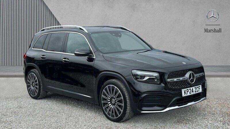 Black Used 2024 Mercedes GLB220 AMG Line Premium Plus SUV | £38,660 (Expensive) - Image 1/4