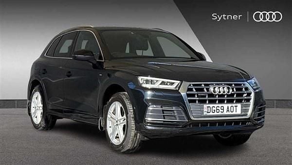 Black Used 2019 Audi Q5 S-Line SUV | £25,250 (Fair price) - Image 1/4