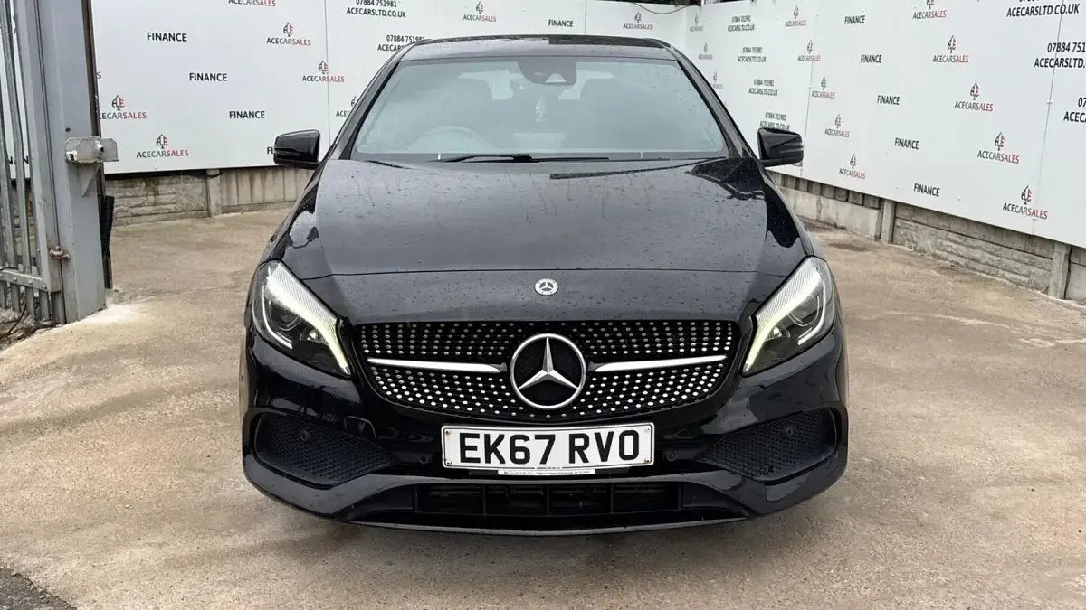 Used Mercedes A200 AMG Line Premium 136 HP (100 kW) 2017 Black Hatchback