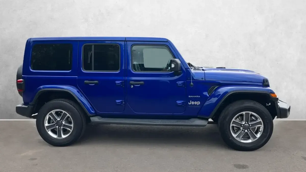 Begagnad Jeep Wrangler Sahara 268 HK (197 kW) 2019 Blå SUV