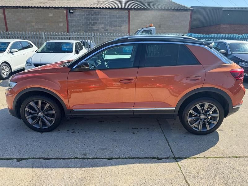 Used VW T-Roc SEL 150 HP (110 kW) 2018 Orange SUV