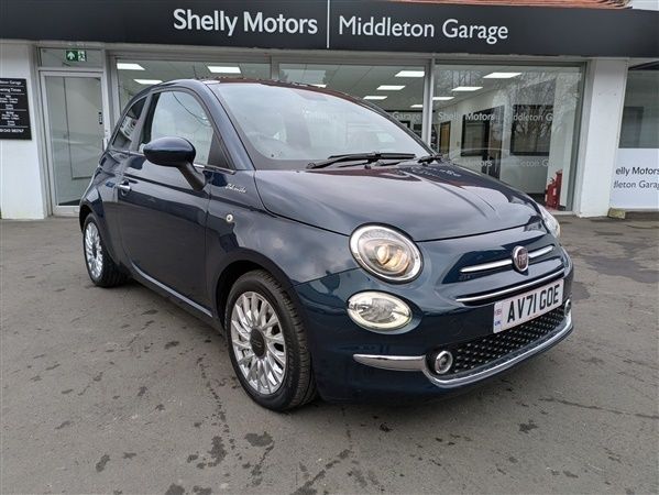 Blue Used 2021 Fiat 500 Dolcevita Hatchback | £9,595 (Fair price) - Image 1/1
