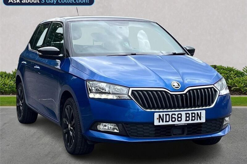 Blue Used 2018 Skoda Fabia Colour Edition Hatchback | £8,146 (Fair price) - Image 1/4