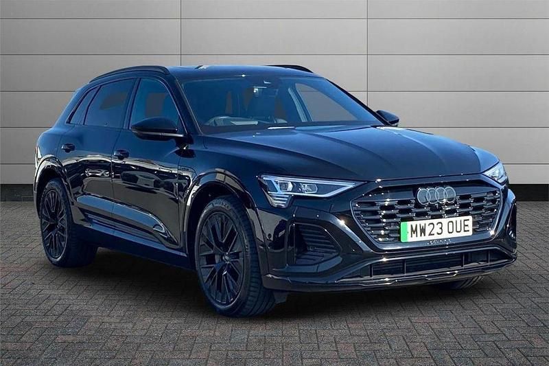 Mythos black Used 2023 Audi Q8 e-tron Black Edition SUV | £42,550 (Good price) - Image 1/4