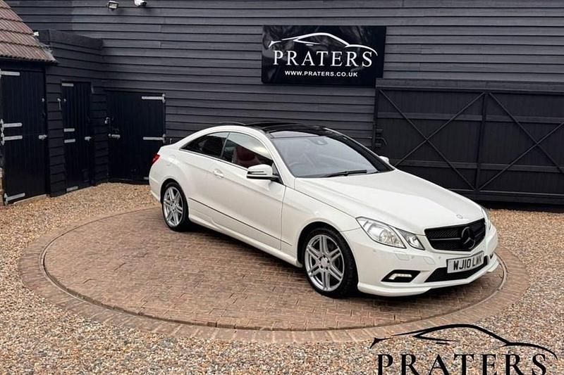 Used Mercedes E350 2010 White Coupe