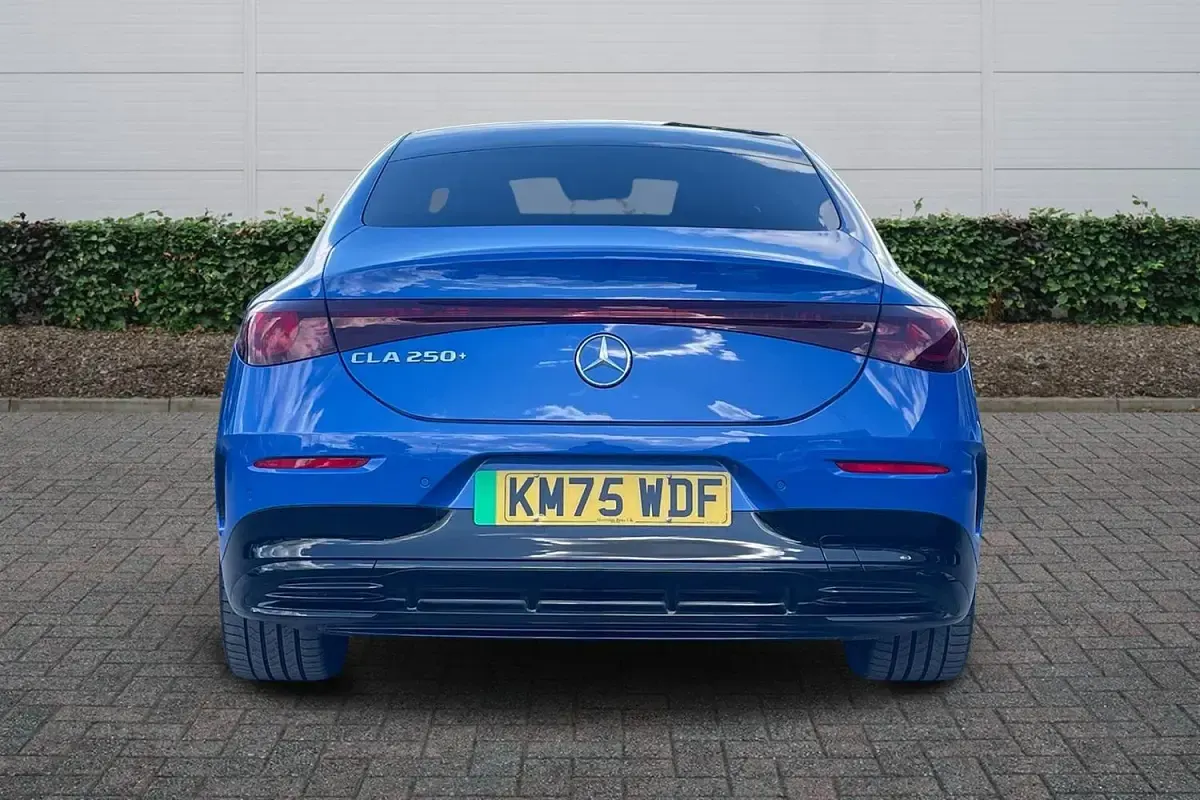Used Mercedes CLA 250+ AMG line 200 kW (272 HP) 2025 Blue Sedan